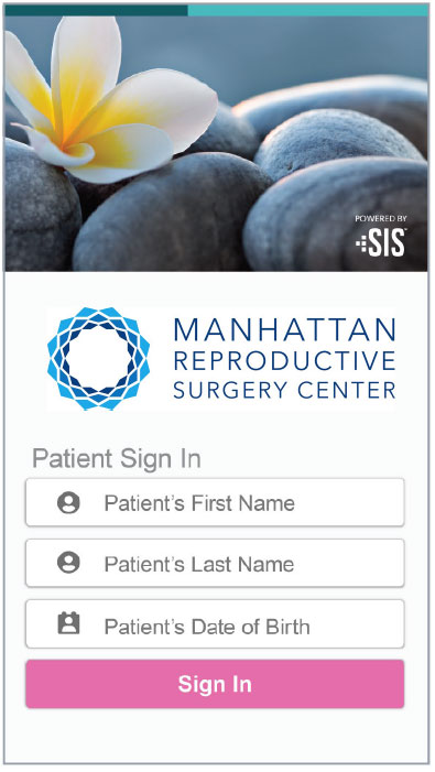 Patient sign In portal Greater New York City Area